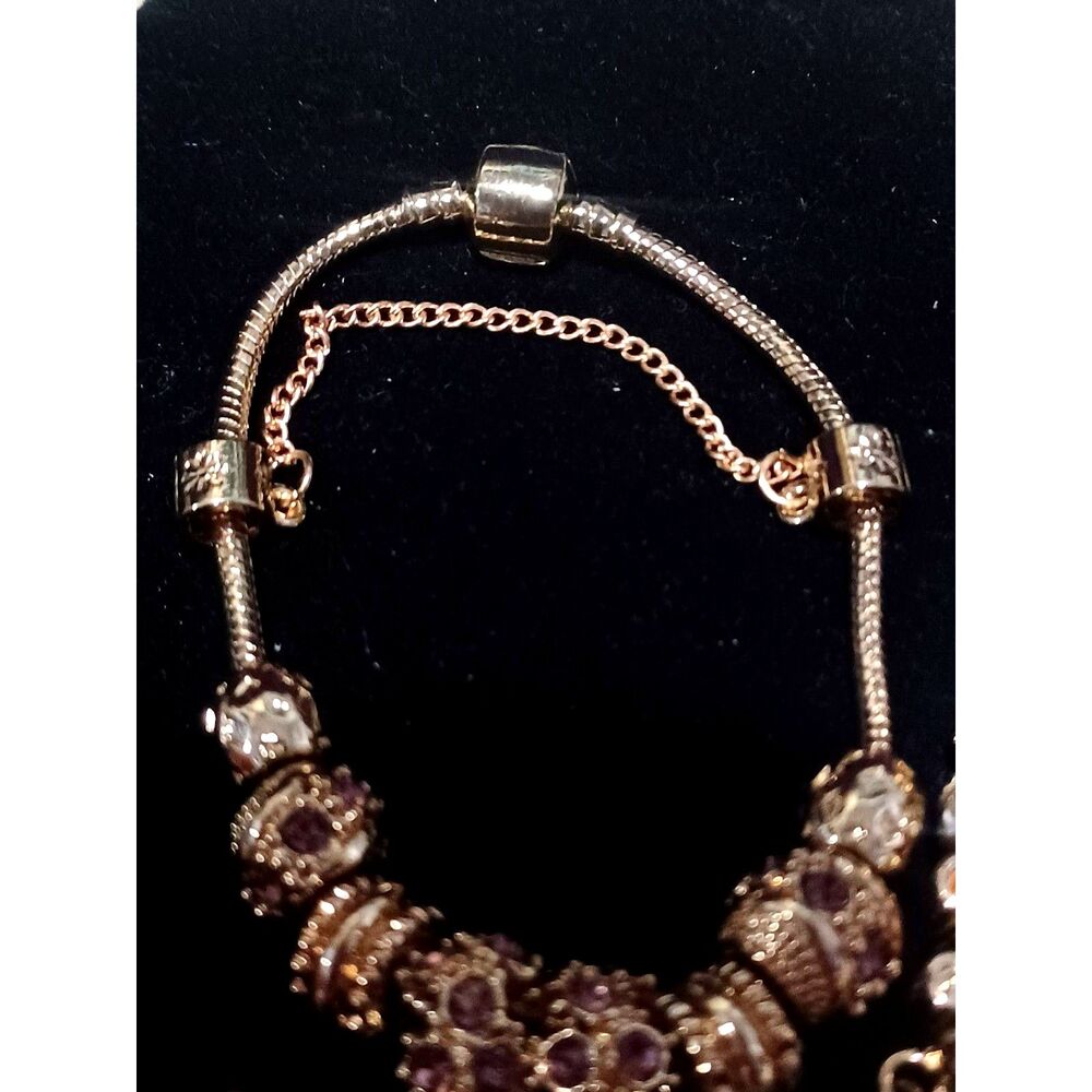 Set of 3 Gold-Toned Charm Bracelets - Picture 7 of 7